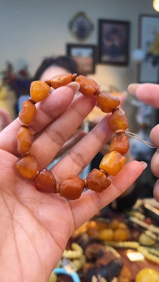 手串琥珀未镶嵌手串
