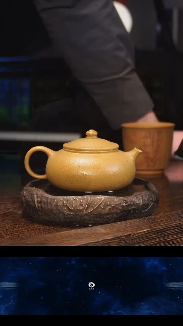 【闪购商品】紫砂茶壶黄金段 寒江CK
