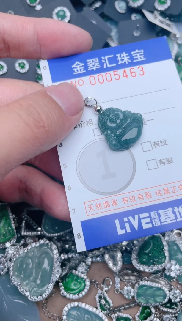 【闪购商品】翡翠颈饰未镶嵌5463....