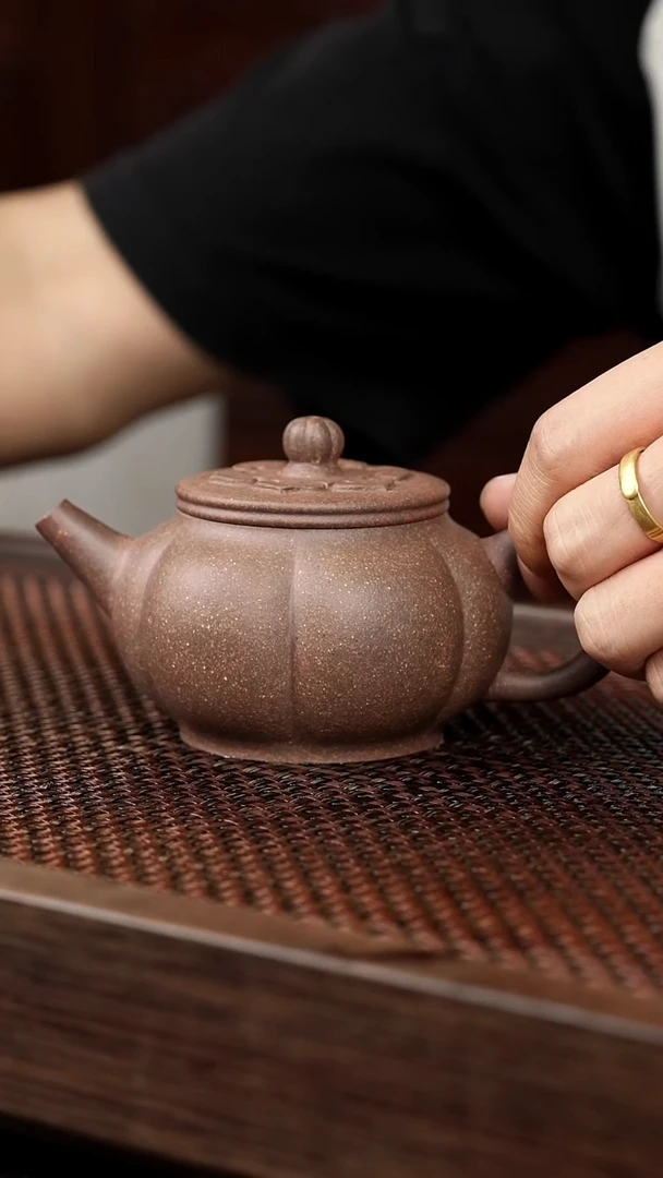 茶壶紫砂岩中泥六拼灯笼