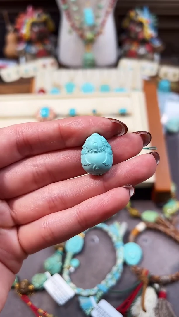 未镶嵌绿松石配饰K****v貔貅