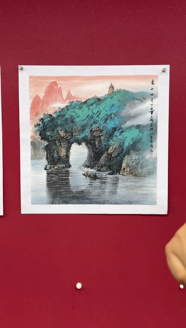 国画国画绘画山水花鸟