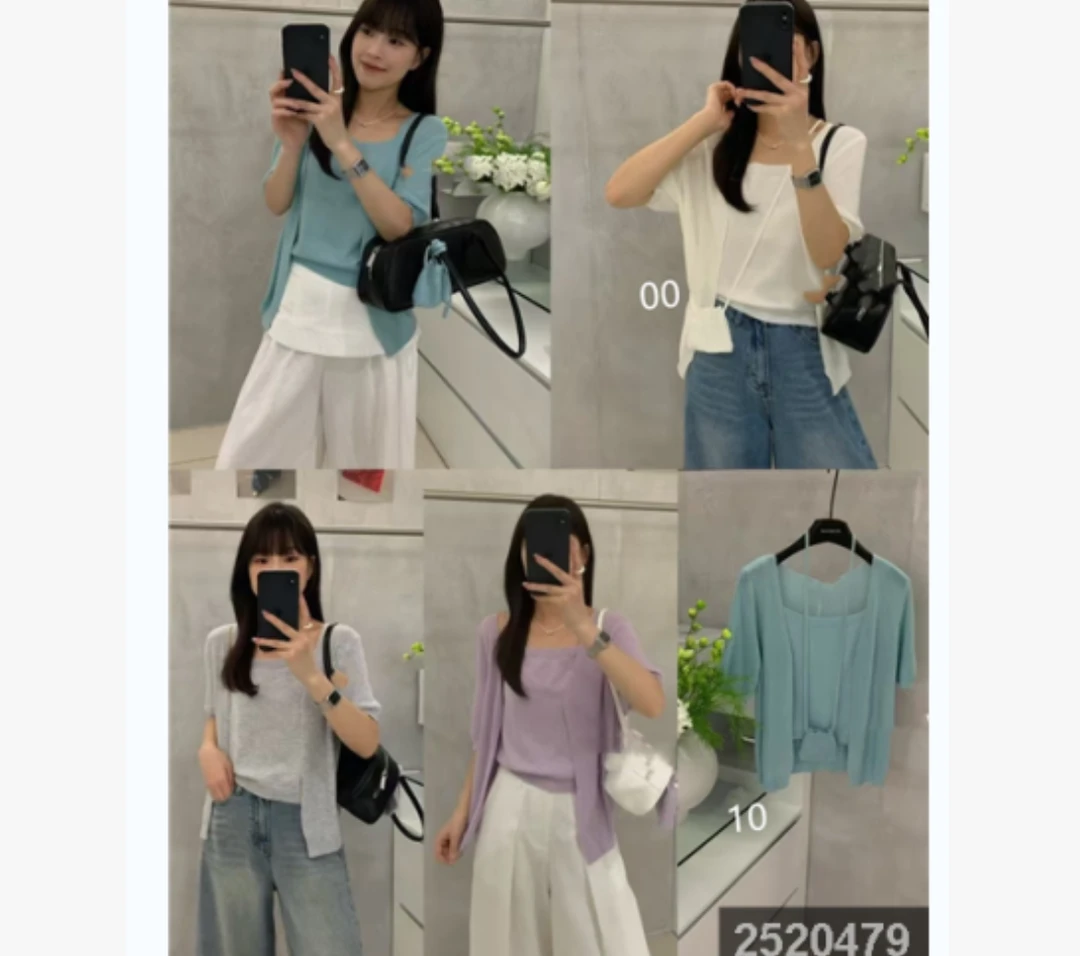 小妳XiaoNi———（新款夏针织两件套2520479）