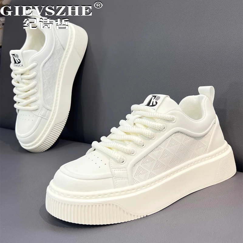 纪诗哲男鞋百搭轻便透气运动鞋子男款时尚轻奢小白鞋潮流舒适板鞋