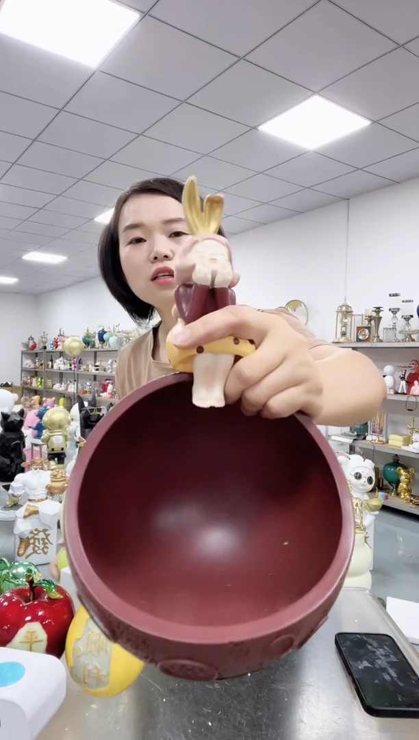 悦美萌兔月球收纳（红色）