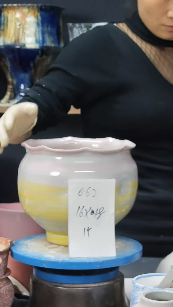 景德镇花盆默认微瑕0621