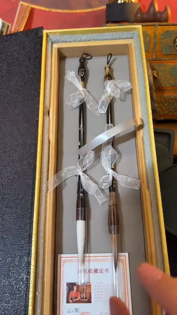 45号福禄檀笔套笔狼毫+羊兼毫