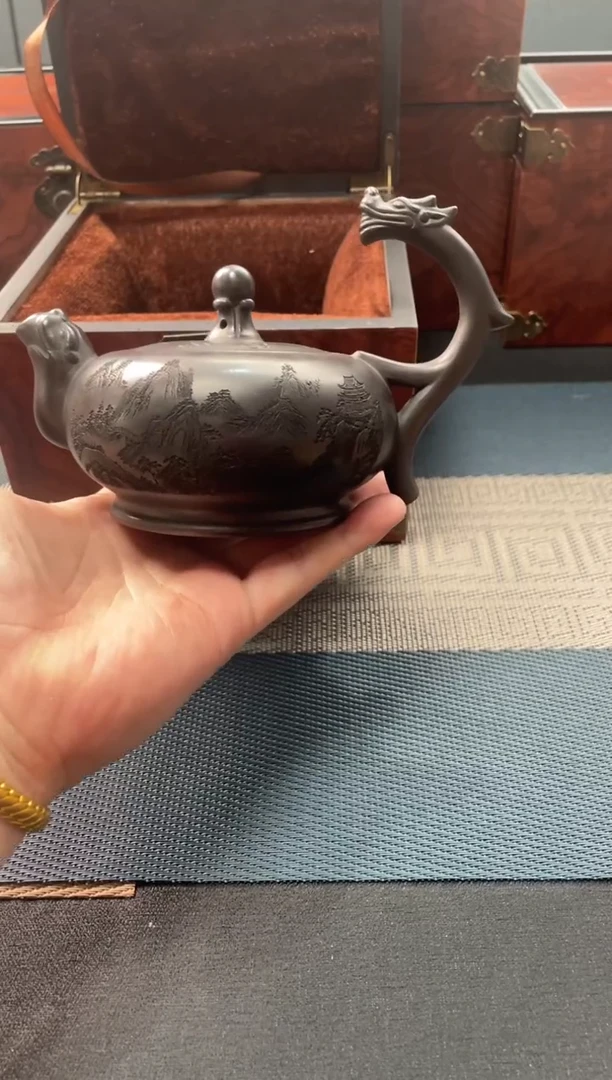 茶壶紫砂121 宜兴原矿紫砂