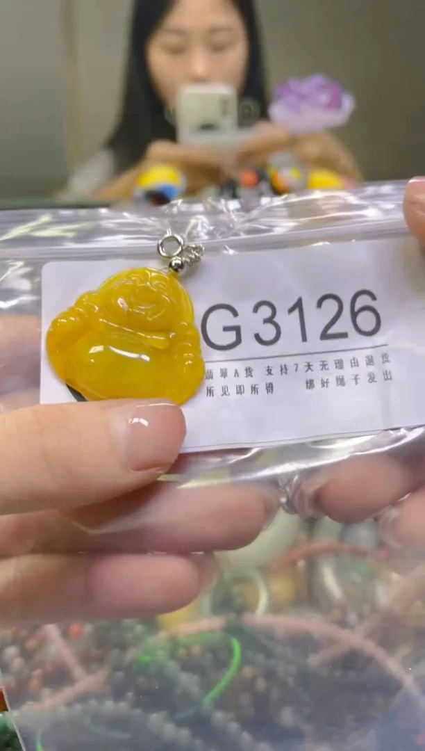翡翠未镶嵌颈饰/G/翡翠A货，一件也是批发价