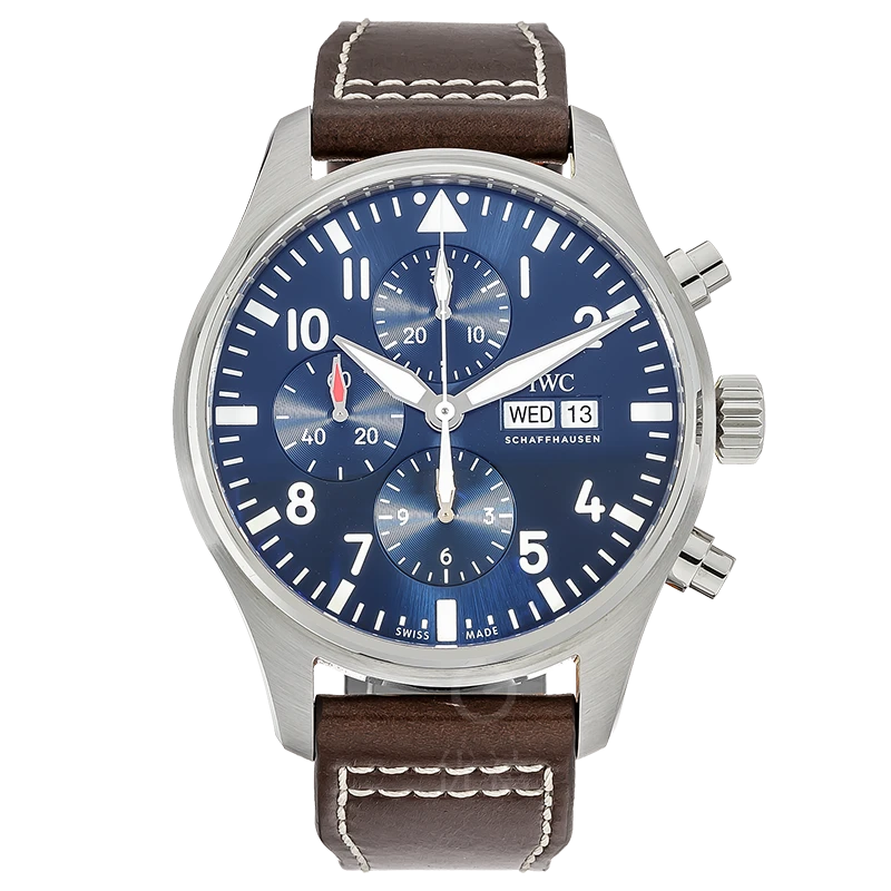99新 IWC/万国 飞行员机械计时男士二手手表IW377714小王子