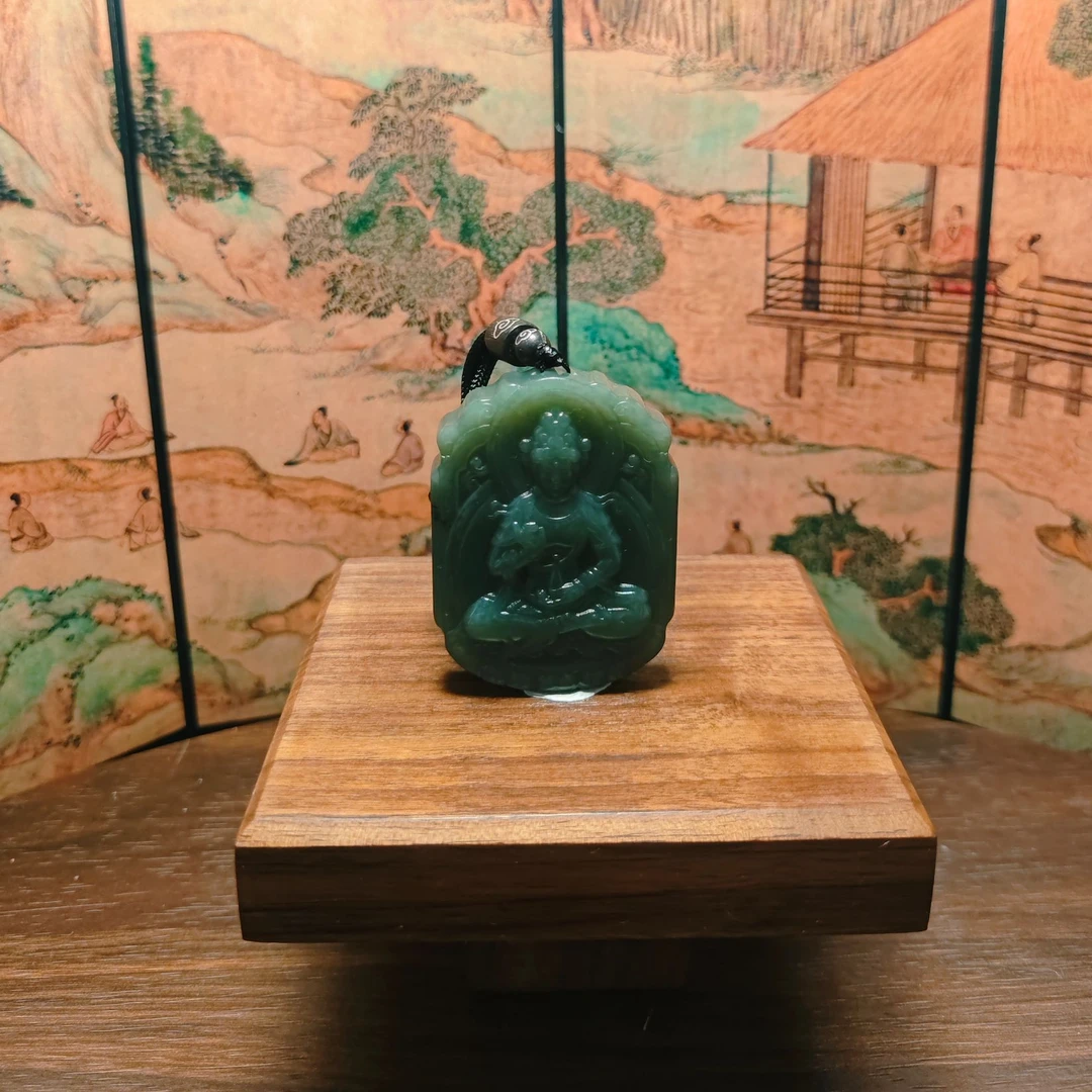 T和田玉观音吊坠0234