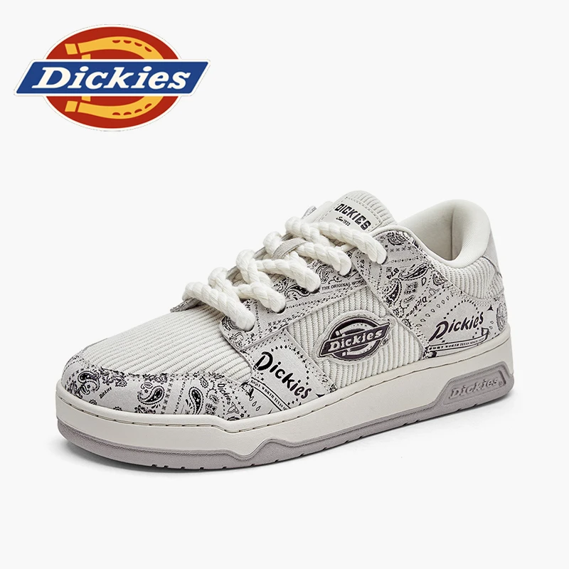 Dickies2025情侣鞋时尚低帮百搭男鞋透气潮流腰果花小众休闲板鞋