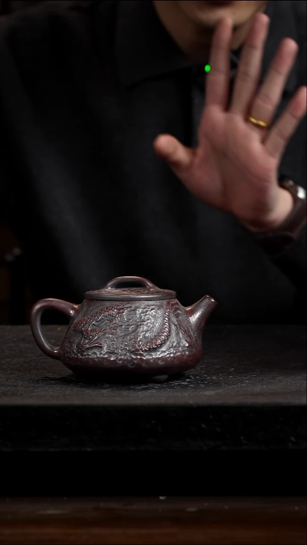 茶壶紫砂宜兴岁颐传器原矿全手34