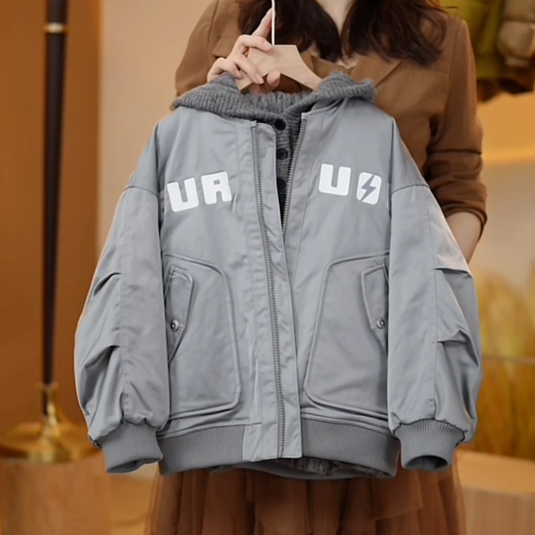 【年中清货】绵羊毛棒球外套男童中大童百搭秋冬韩版加厚外套YG6529