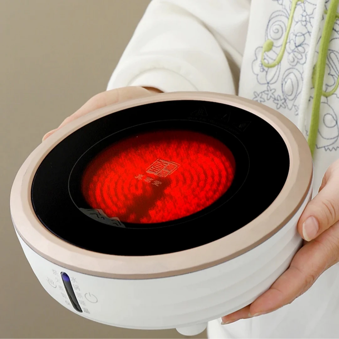 真茗堂1500W电陶炉高硼硅陶瓷煮茶炉保温电陶炉咖啡炉烧水蒸茶