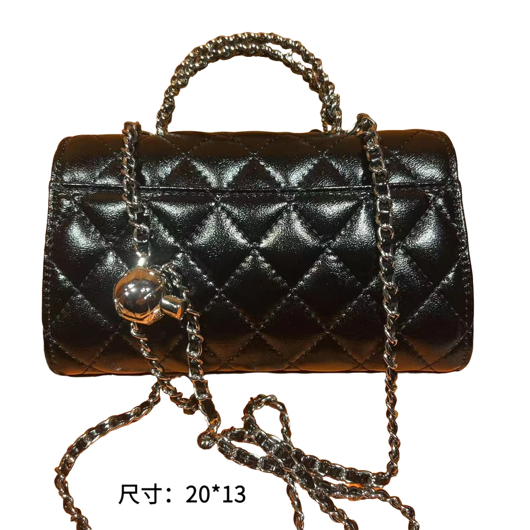 OUSHE欧奢M1—黑色高级手工女包