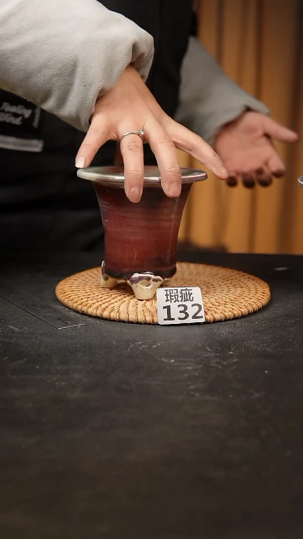 【闪购商品】瓷片132泥泥手工花盆