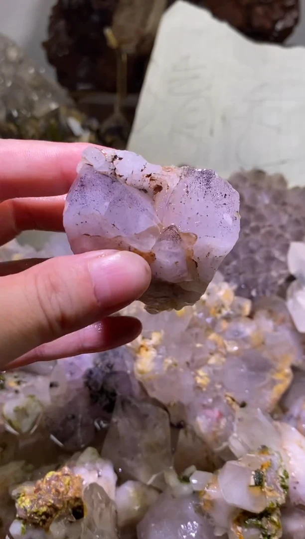未镶嵌珠宝半成品水晶24号98g四川超七花园水晶