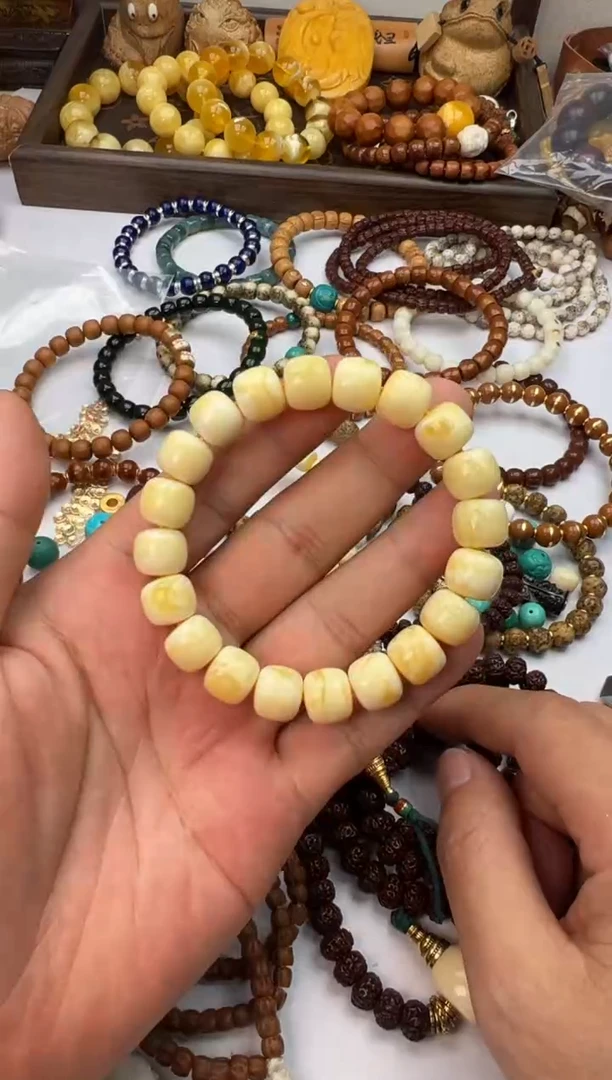 手串蜜蜡未镶嵌蜜蜡手串