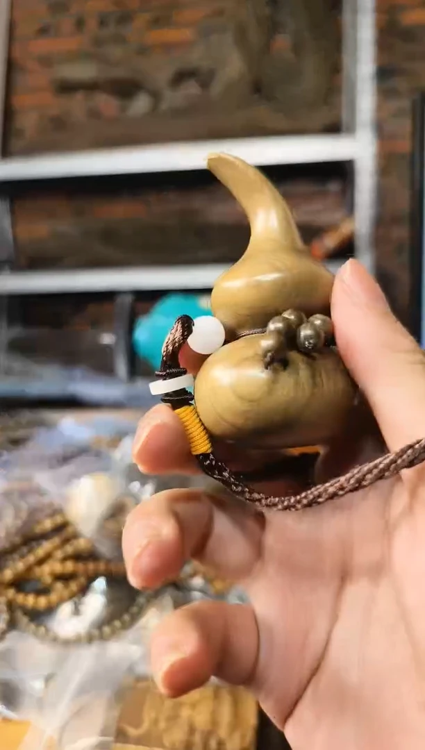 楠木（金丝楠）把件葫芦