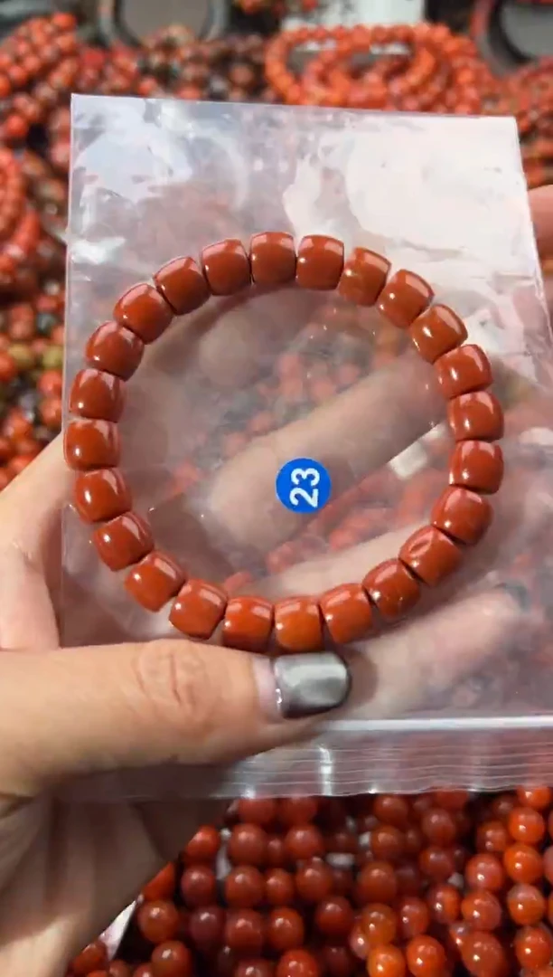 未镶嵌手串南红玛瑙9+
