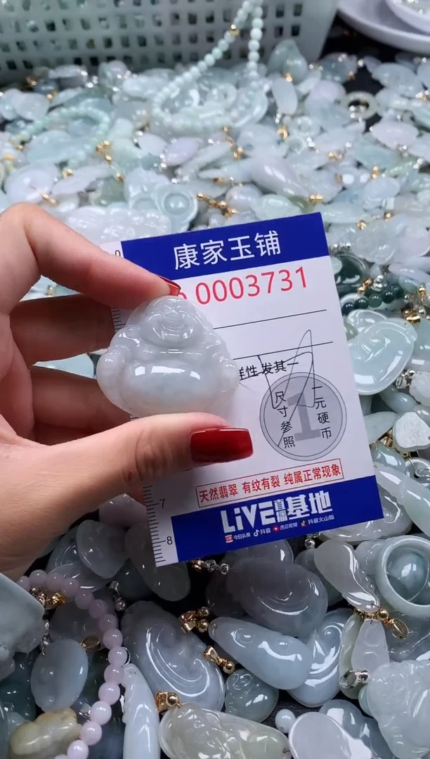 翡翠未镶嵌吊坠(不含链)3731