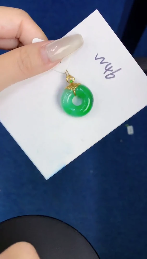 【闪购商品】翡翠颈饰18K金镶嵌000000000