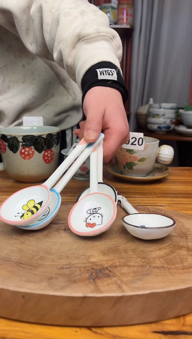 【闪购商品】瓷片景德镇高温无铅无汞无公害陶瓷勺子