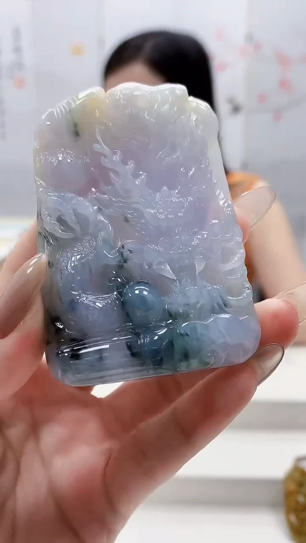 未镶嵌定制翡翠4852lr-毛货挂件62