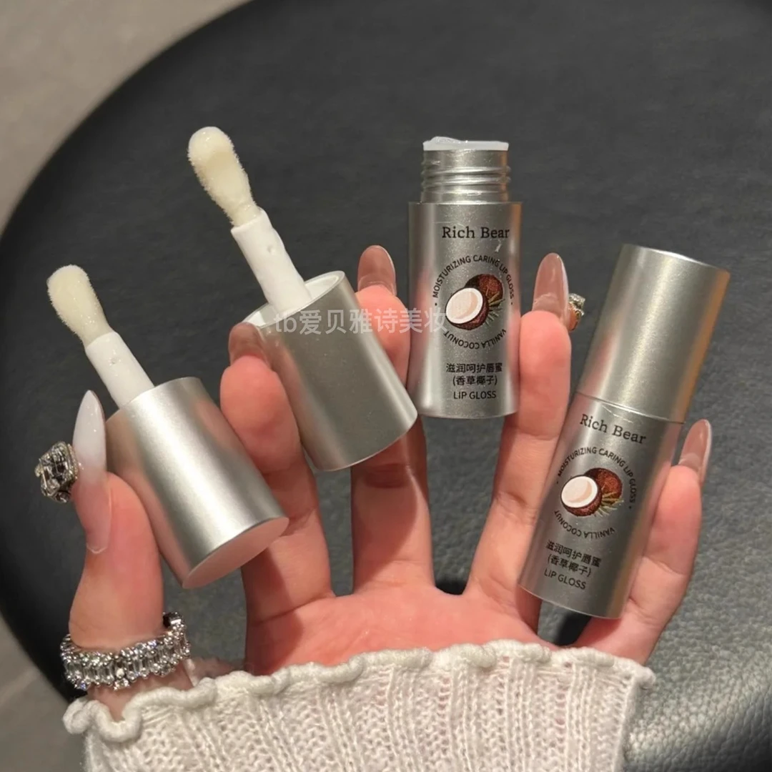 冷门但是润死了！rich bear香草椰子维生素E护唇油润唇膏滋润唇蜜