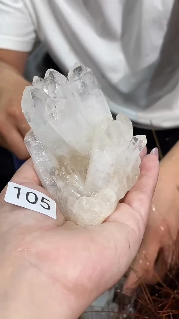 未镶嵌珠宝半成品水晶晶簇-105