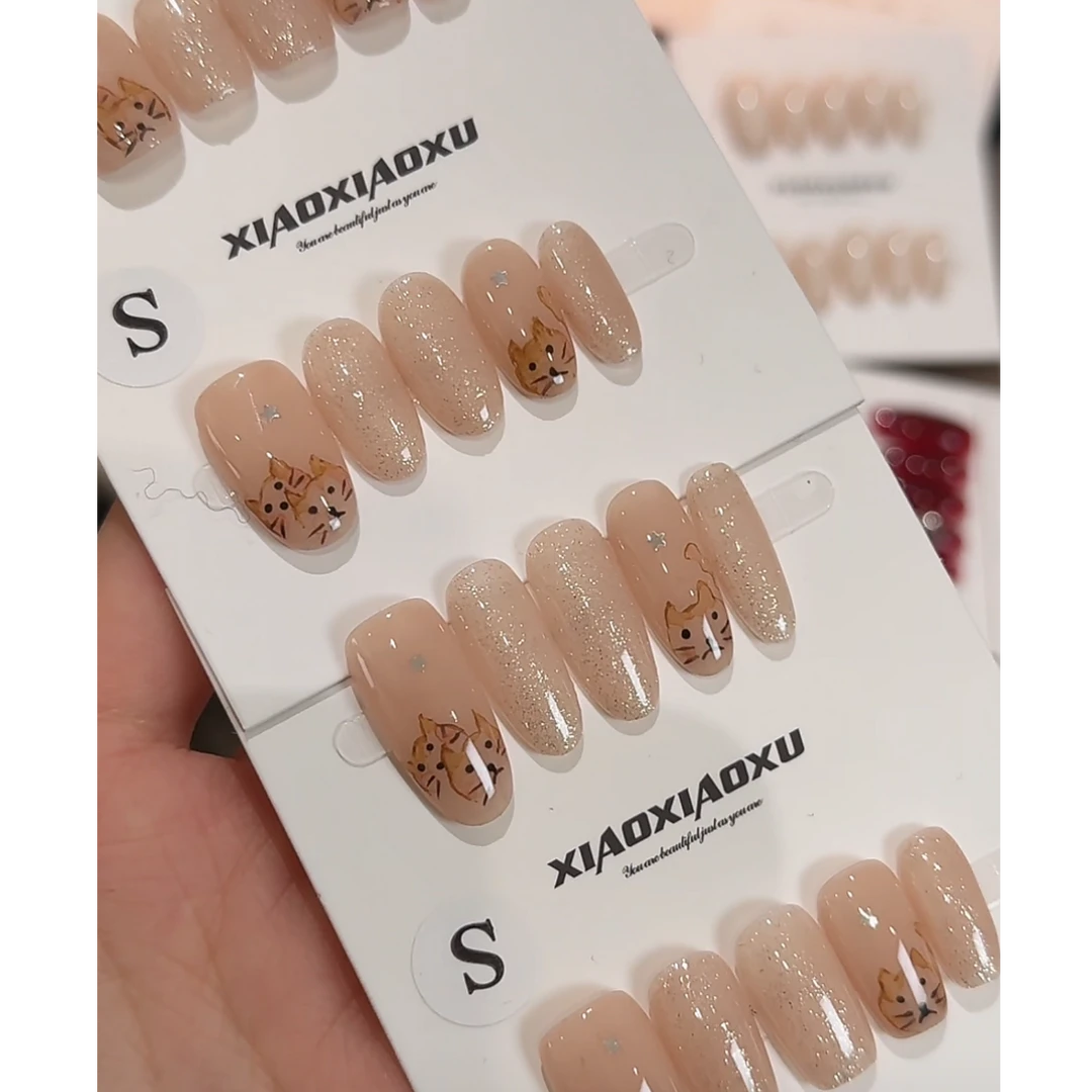 【小猫咪】 小徐  纯手工手绘设计穿戴甲