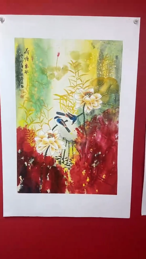 【闪购商品】国画LQY3079洋李庆友老师