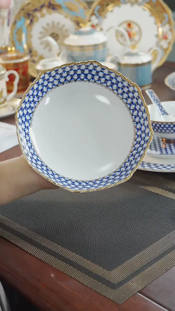 瓷片高脚果盘  福利价