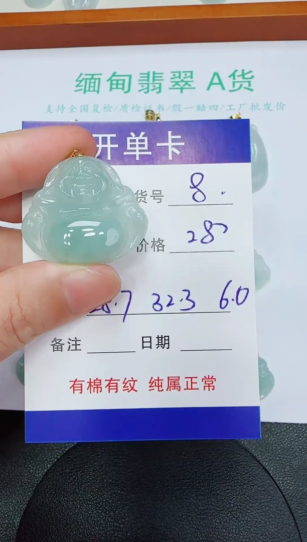 吊坠(赠链)未镶嵌翡翠L****28