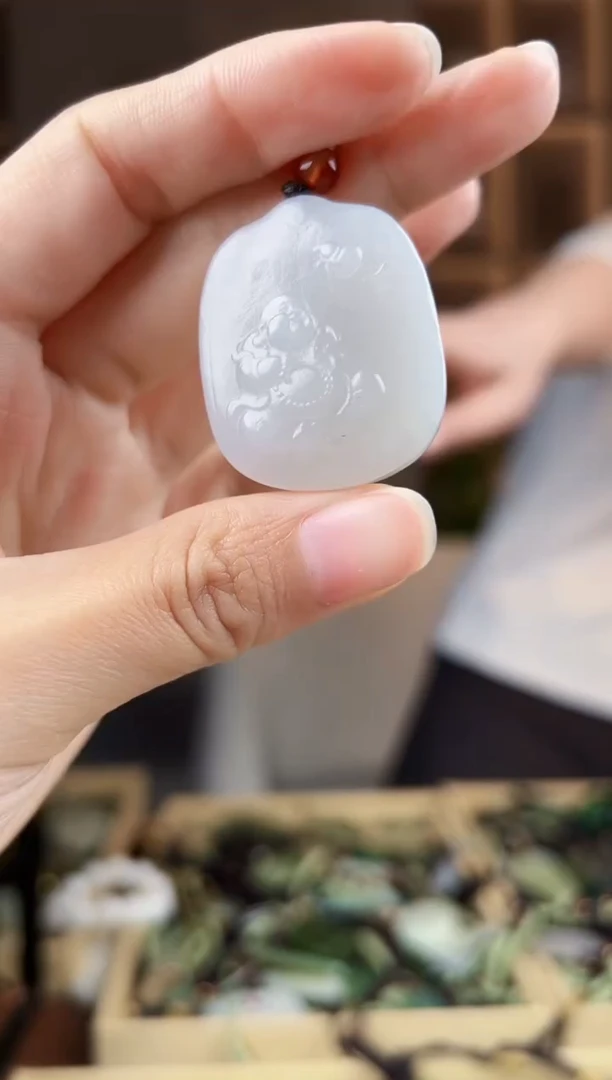 颈饰未镶嵌和田玉拍一发一，多样性发货