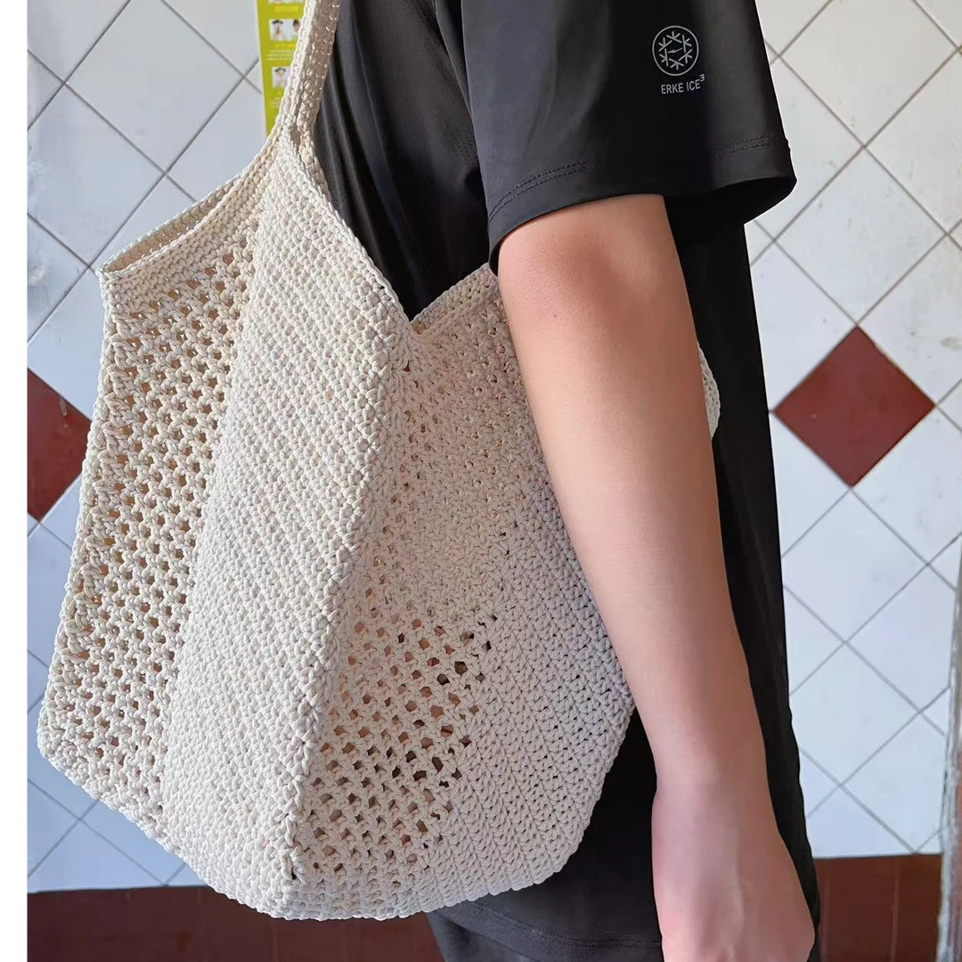 木棉大号网格包包手工diy包（3团线+工具）