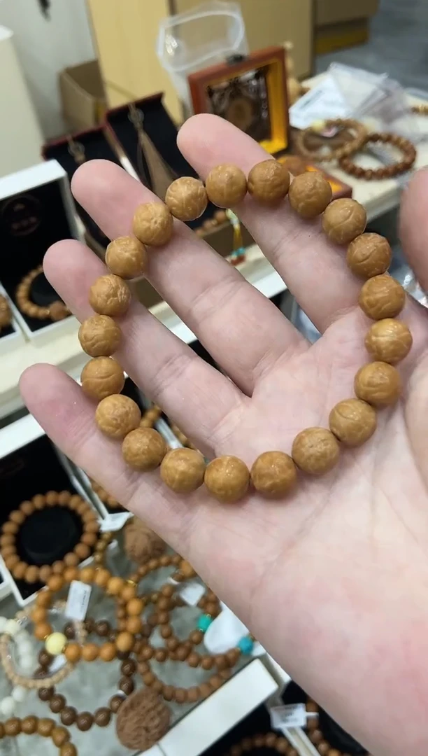 菩提手串/手链猴头雕刻小凤眼手串