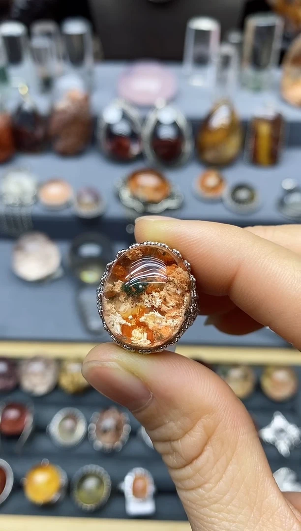 【闪购商品】水晶戒指银S925镶嵌水晶水晶