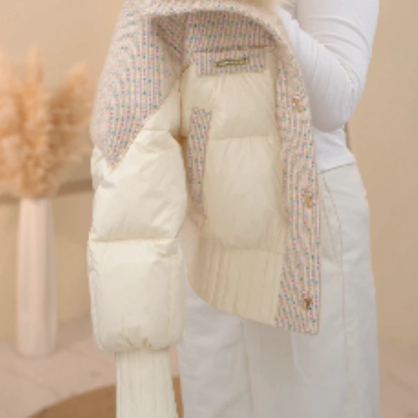 PP-2025冬季时尚气质大毛领羽绒服