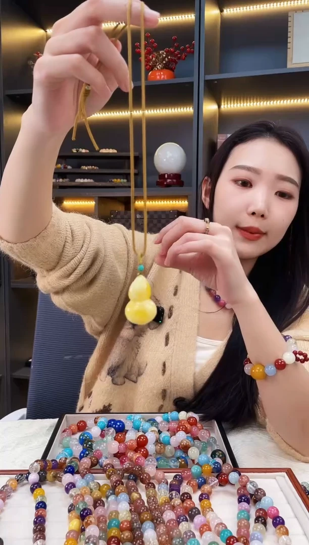 未镶嵌手链水晶葫芦项链