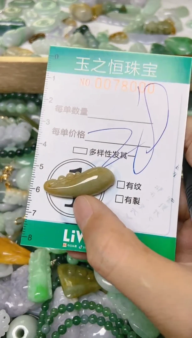 翡翠未镶嵌颈饰闪购0078000