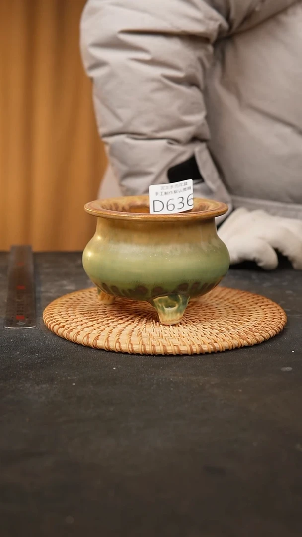 【闪购商品】瓷片636泥泥手工花盆