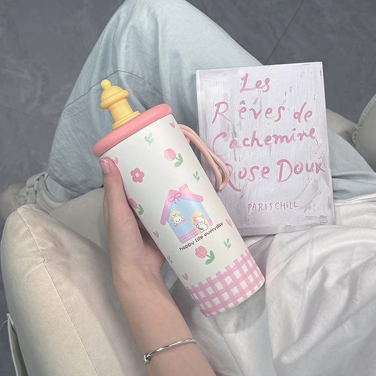 保温杯便携高颜值大容量吸管水杯2025新款保冷冰霸杯新款冰霸杯