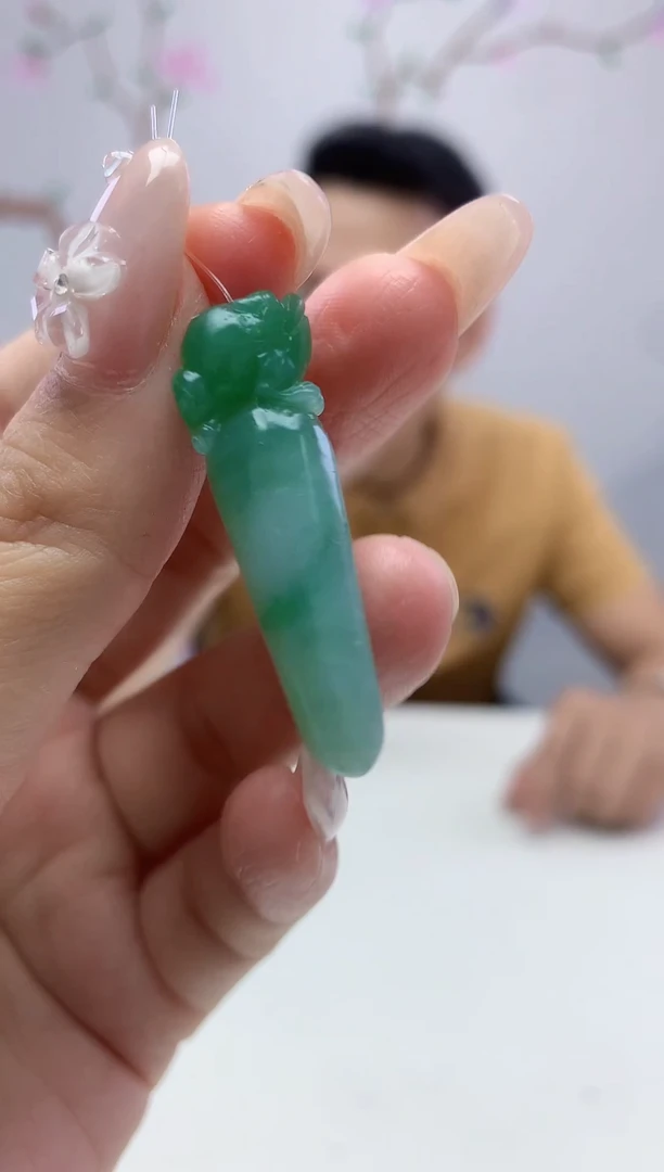 定制翡翠未镶嵌006xy-毛货挂件18