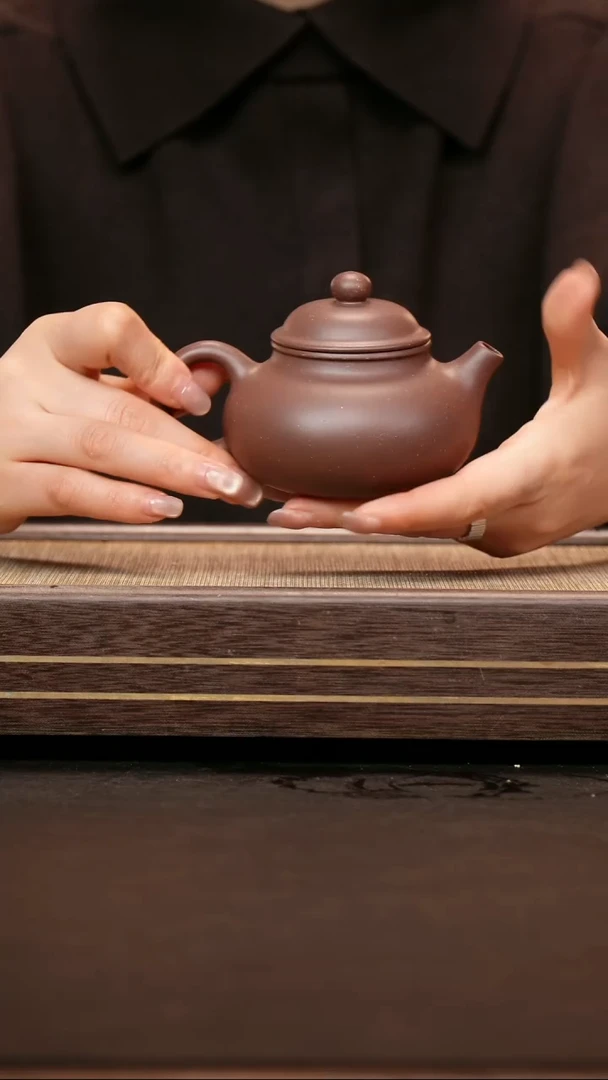 茶壶紫砂天青泥暗肝色 容天200cc
