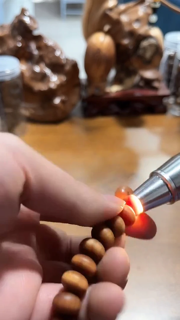 【闪购商品】木糖心料崖柏算盘珠1.2