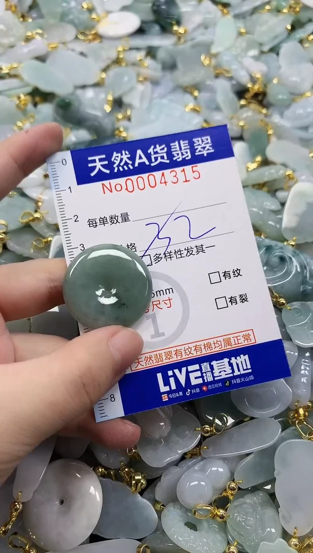 颈饰未镶嵌翡翠天然A货翡翠