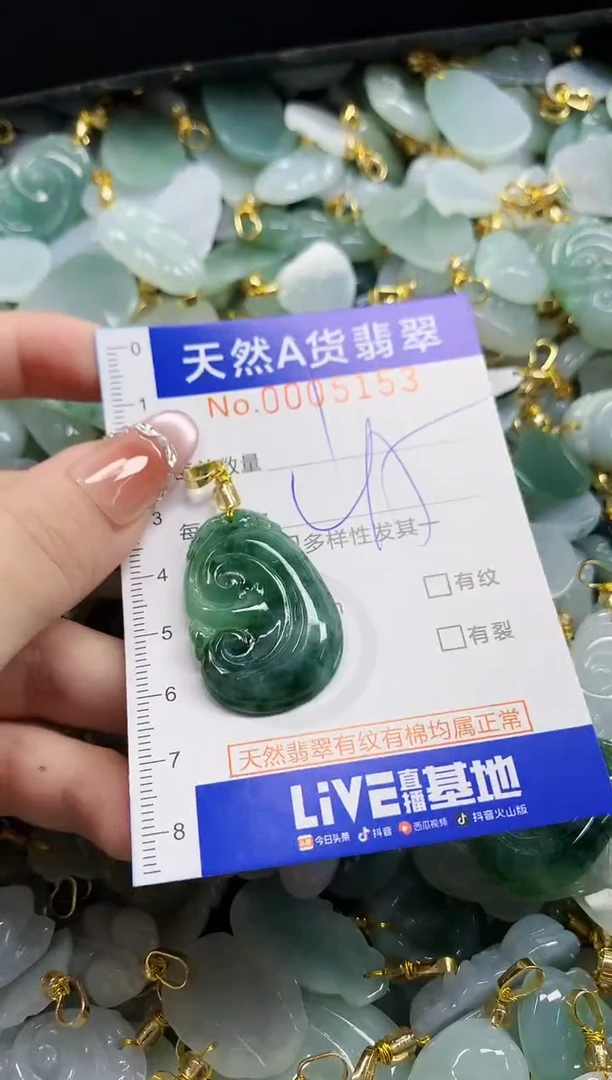 颈饰未镶嵌翡翠天然A货翡翠