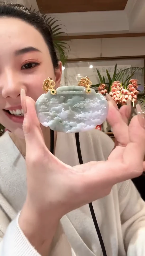 【闪购商品】翡翠颈饰未镶嵌国风